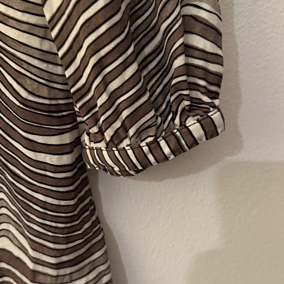 Tory Burch Black and White Striped Blouse - Preloved - Picture 3 of 10